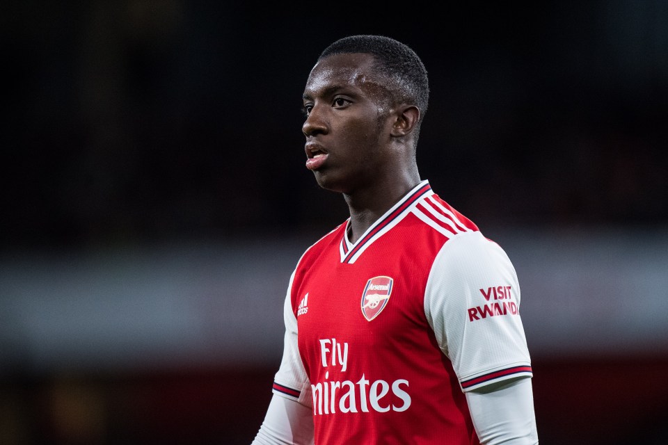  Eddie Nketiah scored a hat-trick as Arsenal thrashed Charlton in a friendly