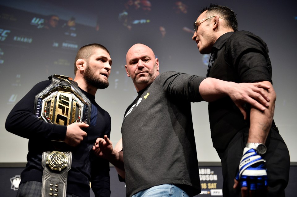 Dana White insisted Khabib vs Tony Ferguson will go ahead