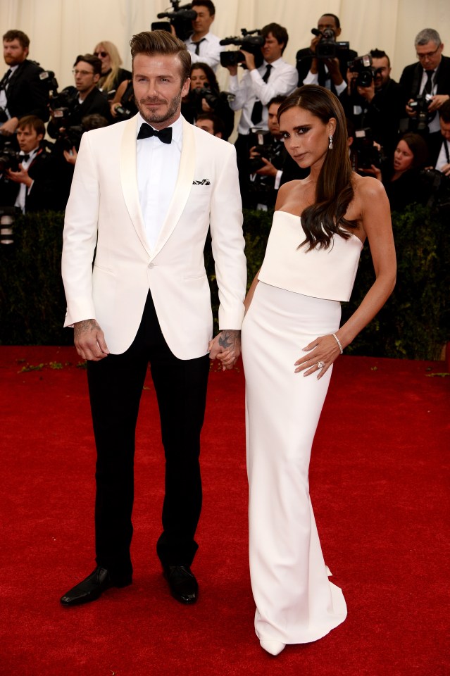  David and Victoria Beckham are the original twinning couple but their best look came at the 2014 Met Gala