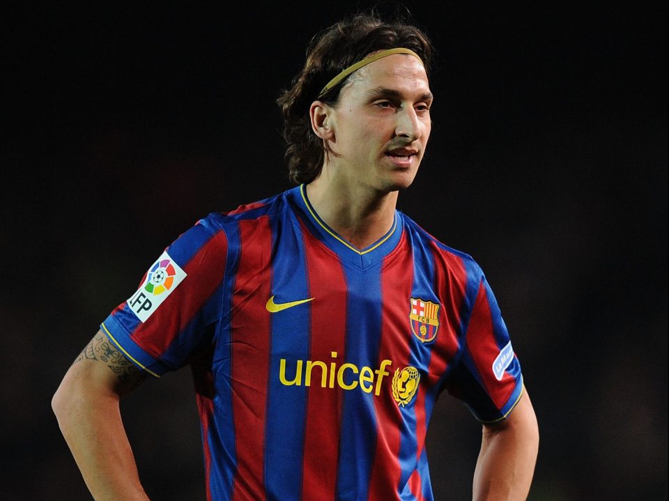 Zlatan Ibrahimovic lasted just one season at Barcelona despite his hot form