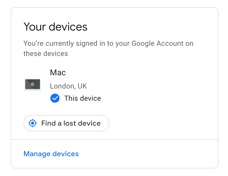  It only takes a few steps to see where your account is logged in