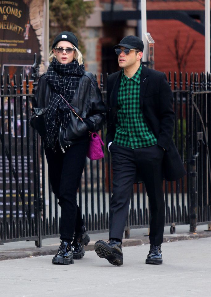  New Yorkers Rami Malek and girlfriend Lucy Boynton always give off a cool rockstar vibe