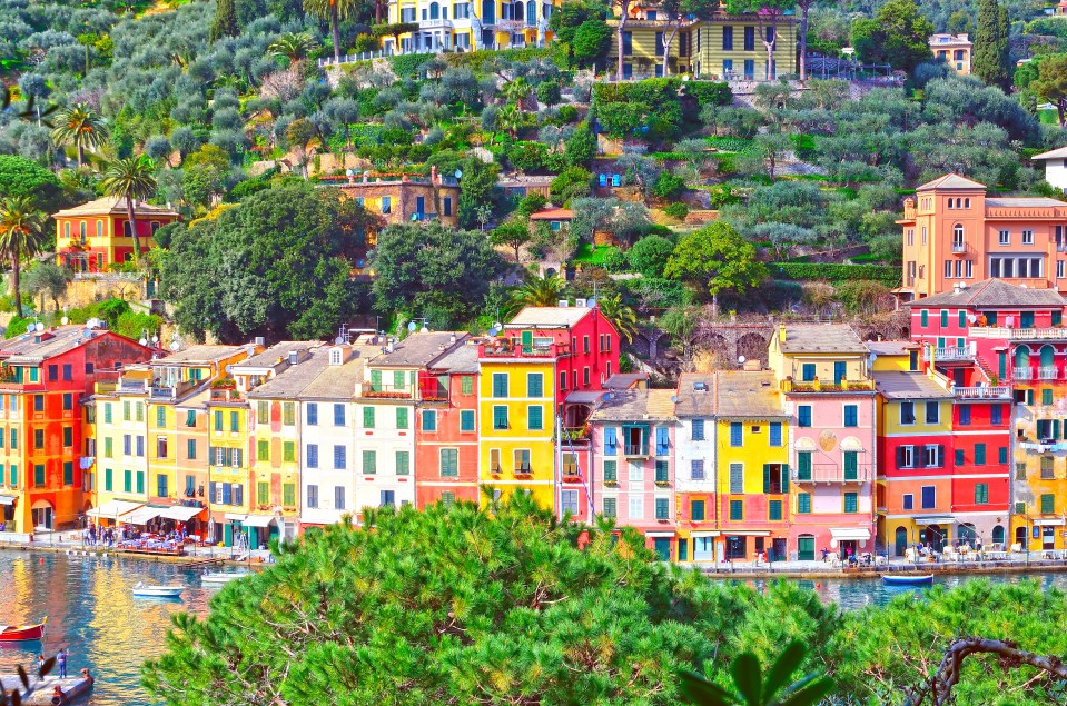  Portofino in Italy is known for its cute, coloured houses and charming piazzas