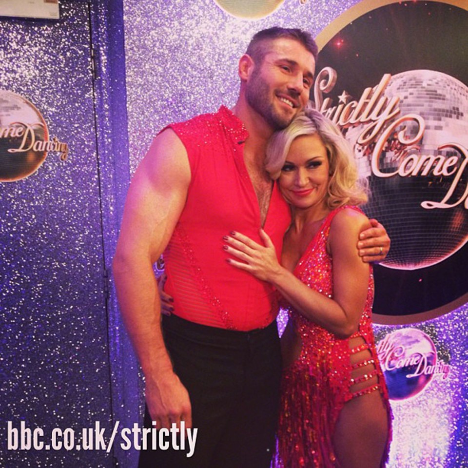  Ben and Kristina were partnered up during his stint on Strictly in 2013