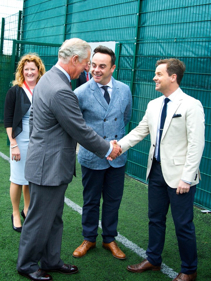  Ant and Dec have known the prince for a long time