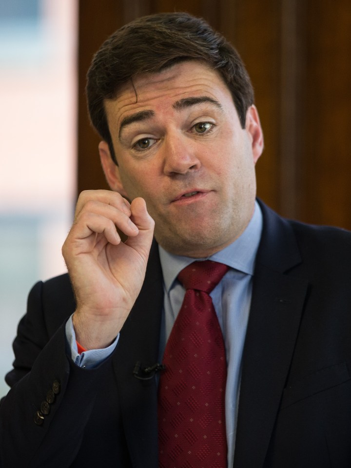  Andy Burnham is the mayor of Greater Manchester