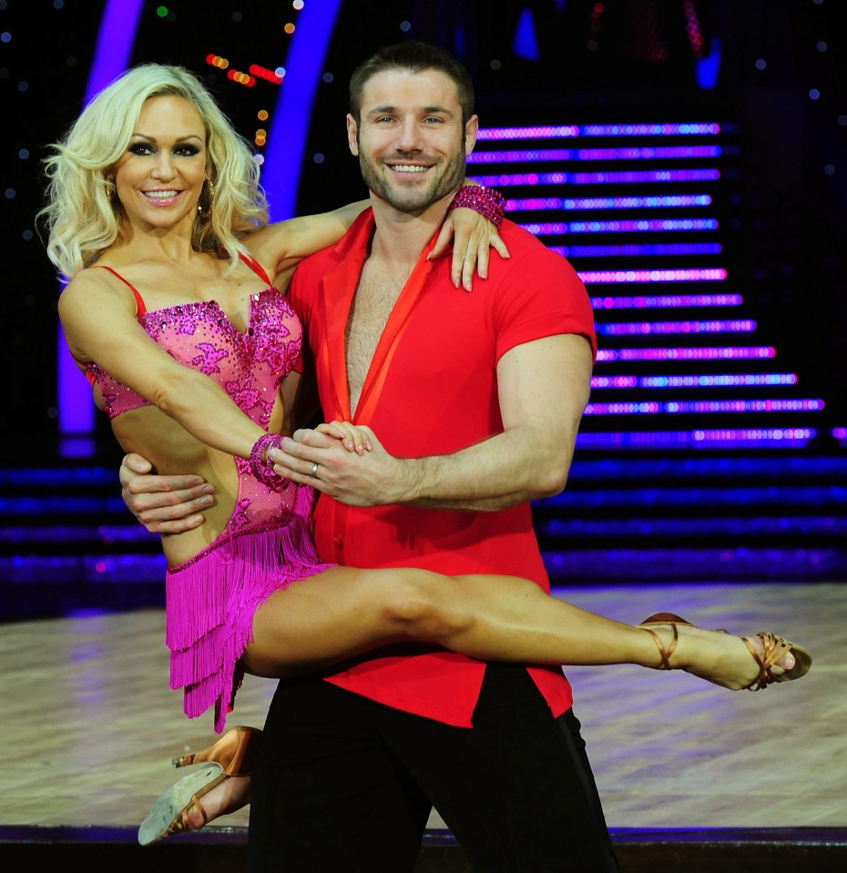  Ben and Kristina were said to have fallen victim to the 'Strictly curse'