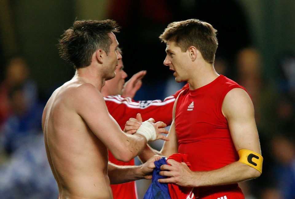  Steven Gerrard nearly joined up with England team-mate Lampard at Chelsea