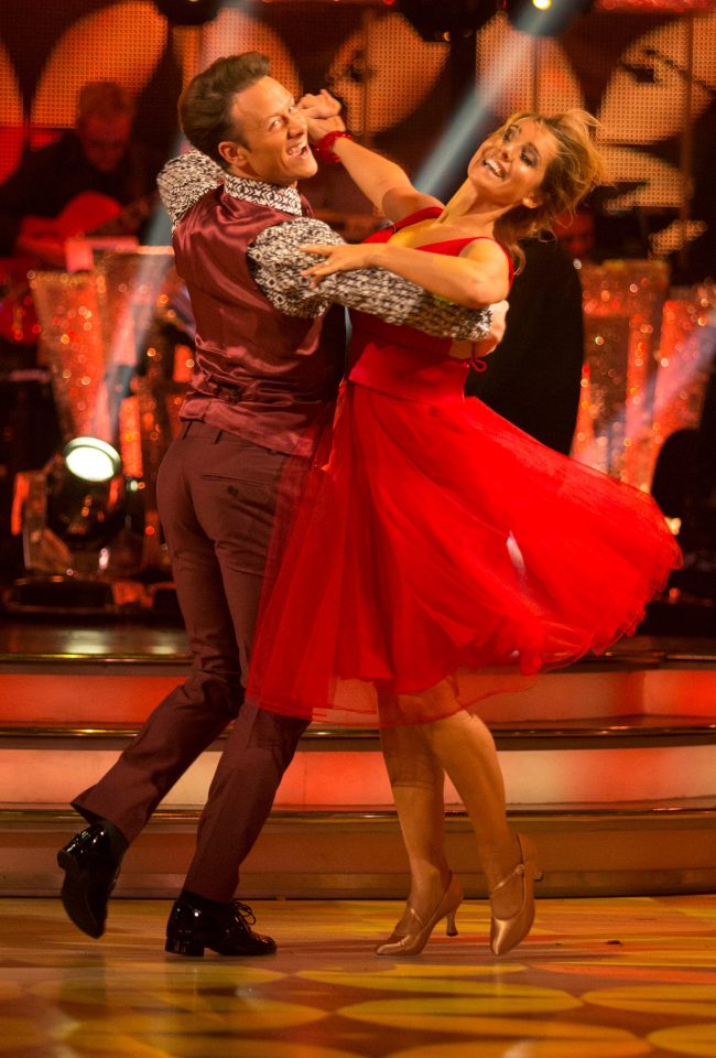  Kevin and Louise Redknapp on the dance show in 2016