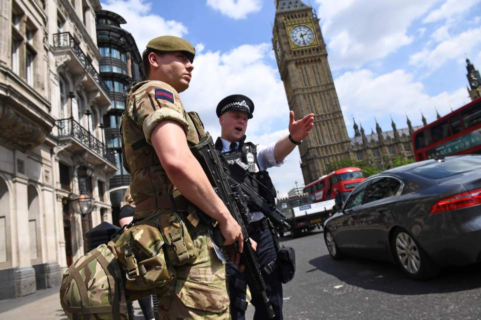  The armed forces are on standby to help the police and NHS if they need to