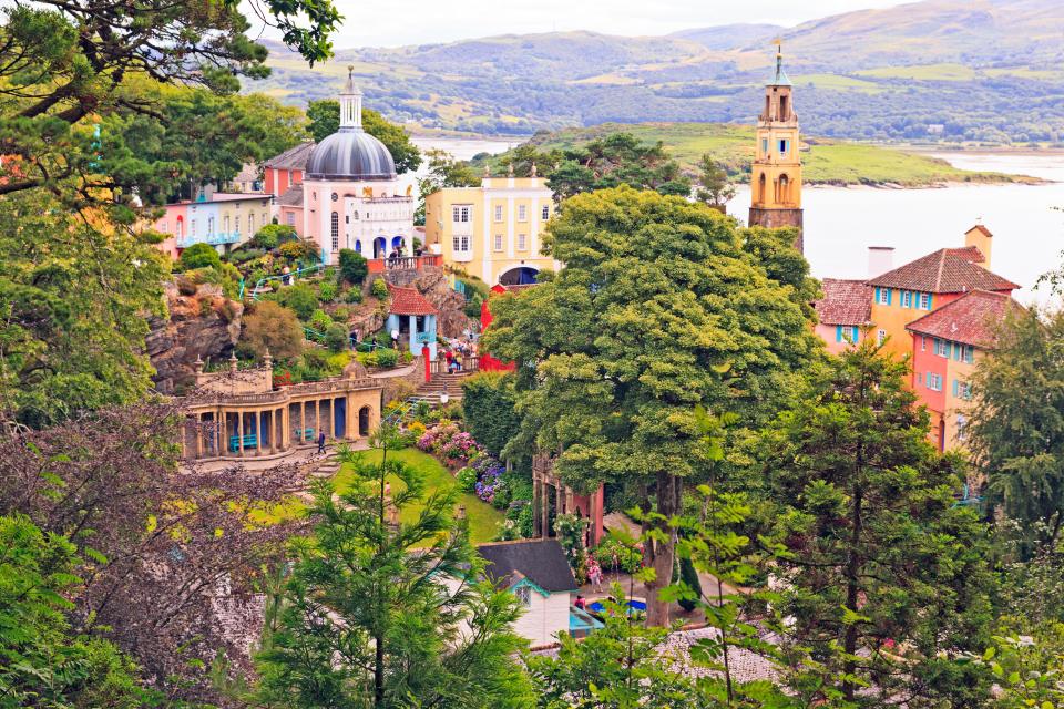  Portmeirion is a whimsical bit of Med-accented paradise just outside Porthmadog in Gwynedd