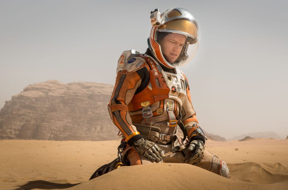  Matt Damon is the Martian