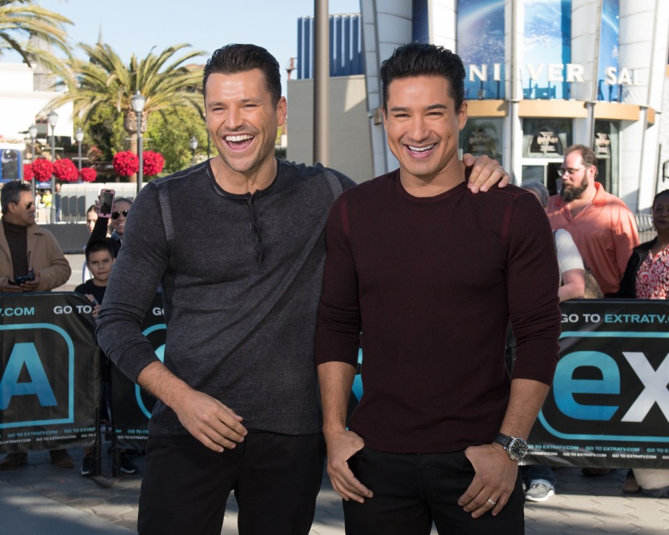  Mark previously hosted Extra TV with Mario Lopez