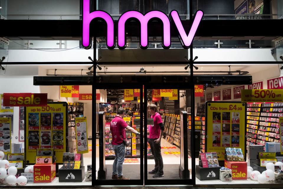  HMV is closing its stores from today due to coronavirus