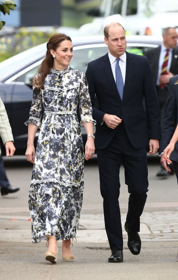 Kate wore this chic Erdem dress to the Chelsea Flower Show in May last year