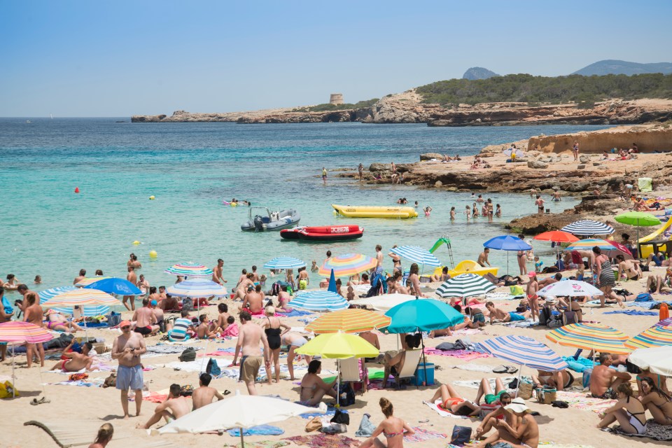  Cala Conta beach pictured in Sant Josep de sa Talaia, Ibiza