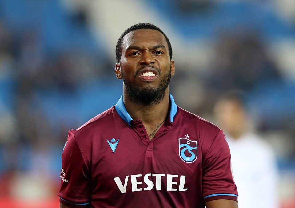 Daniel Sturridge was released by Trabzonspor despite only joining in August on a three-year deal