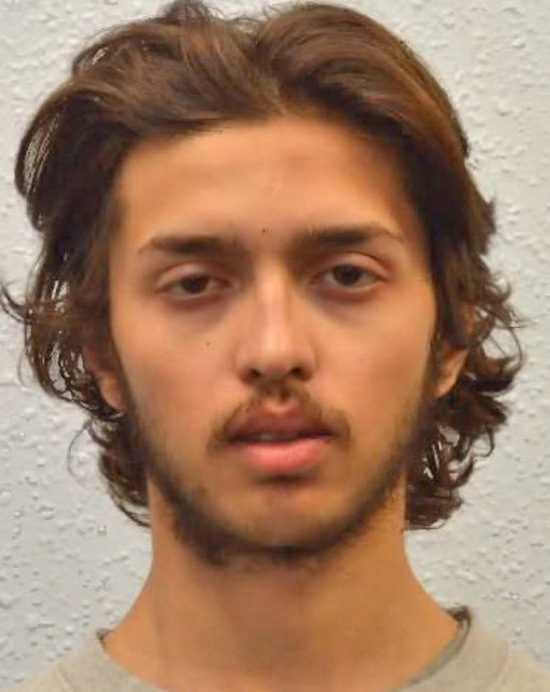  A friend of Streatham knifeman Sudesh Amman, pictured, had his prison time extended in the first case of its kind