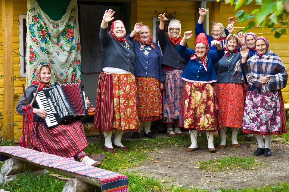  The ladies in this traditional community do all the tough jobs