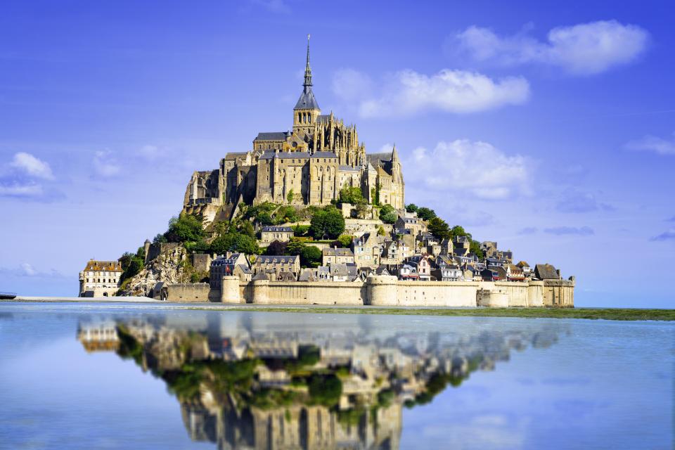  The magical island of Mont-Saint-Michel in Normandy is a stunning sight