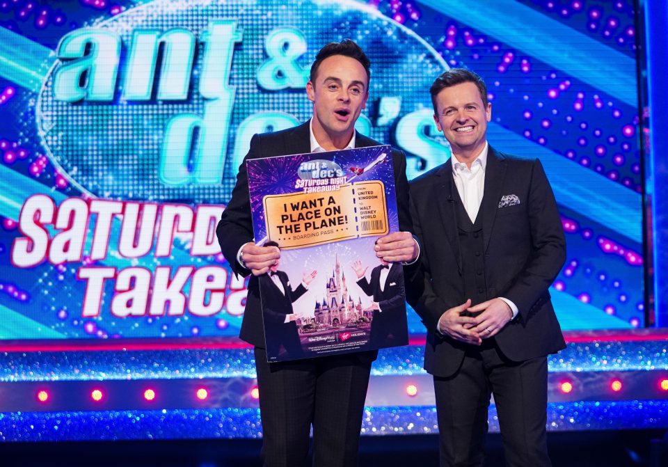  The live show of Saturday Night Takeaway went ahead this evening