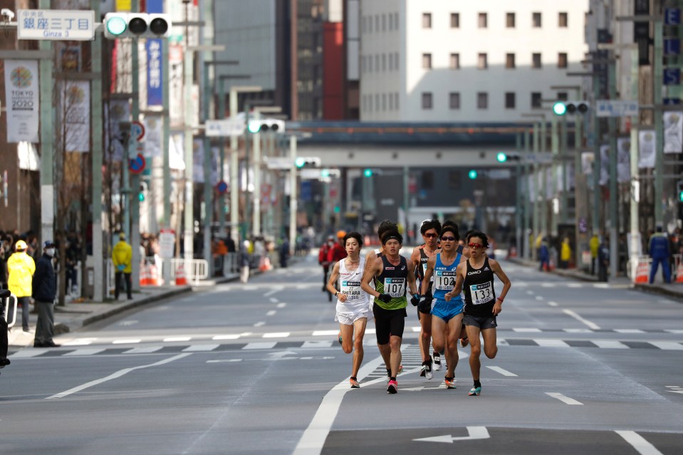  Deserted streets but still no cancellations for the Olympic Games