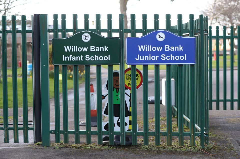  Willow Bank Infant School in Reading, Berkshire, which has been shut after a staff member tested positive for coronavirus