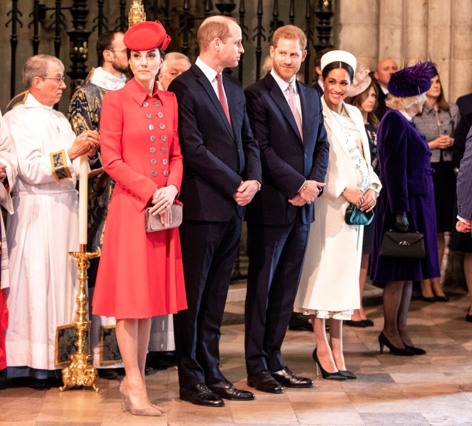  Meghan Markle and Prince Harry, pictured at last year's service, will next week attend the Commonwealth Day event with Prince William and Kate Middleton