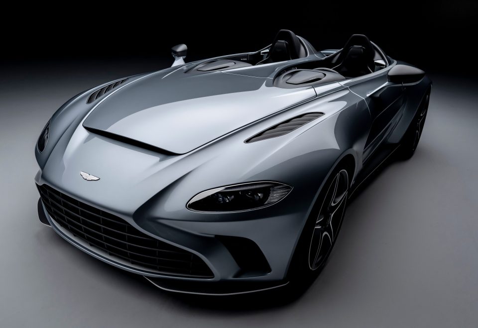 The limited Aston Martin V12 Speedster comes without a roof and windscreen and costs £765,000