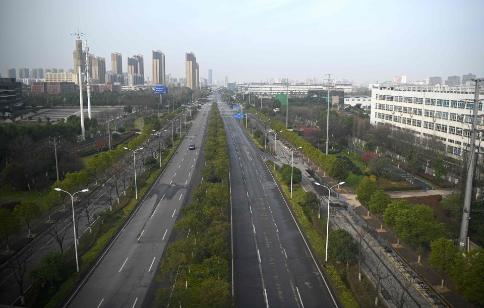 He lives in Wuhan, which is now a ghost town under quarantine