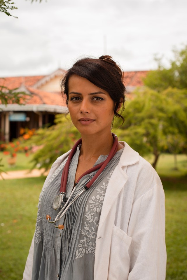  Junior Doctor Ruby Walker moved to India to get over a break-up in the last series