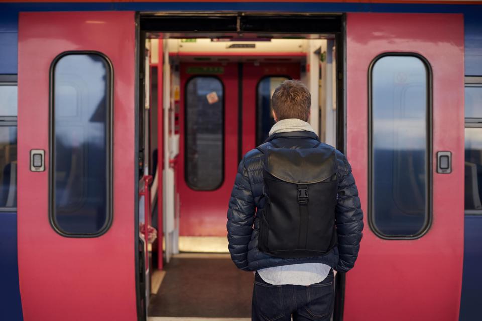  Try to balance without holding on to a rail on public transport or just wear gloves