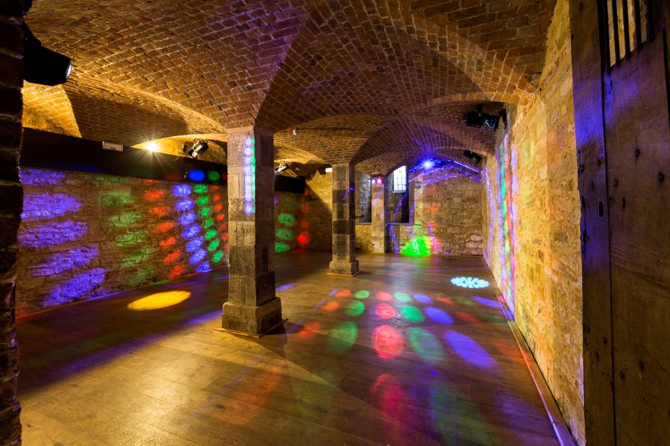 There is also a basement disco with smoke machines and sound systems