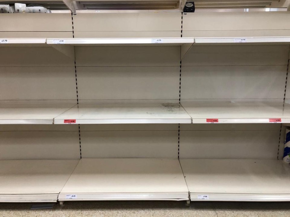  Brits have been panic-buying essentials in case they need to self-isolate