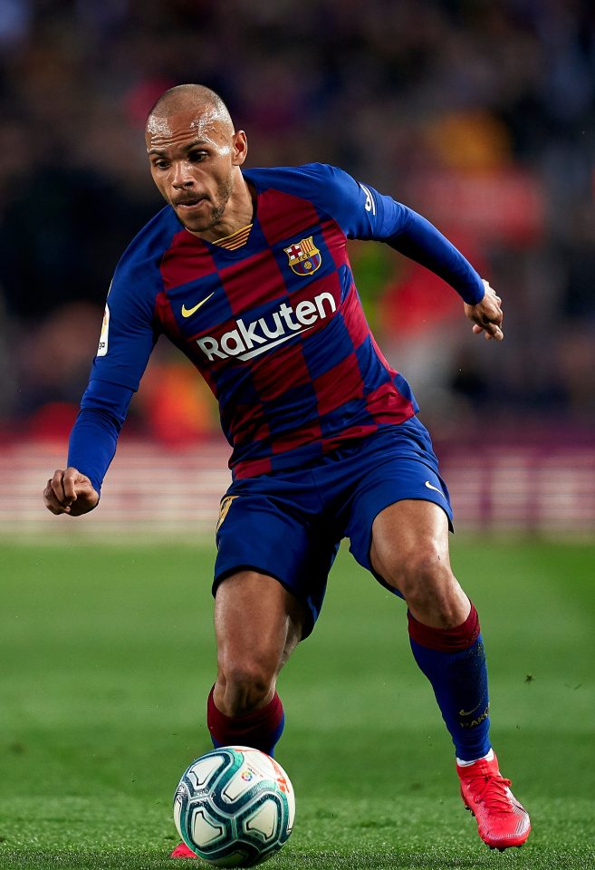  Martin Braithwaite could be on his way out of Barcelona just one month after joining