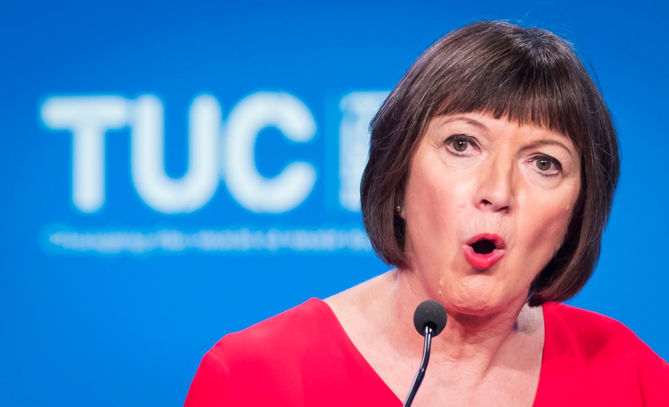  Frances O'Grady is the first woman general secretary of the British Trades Union Congress