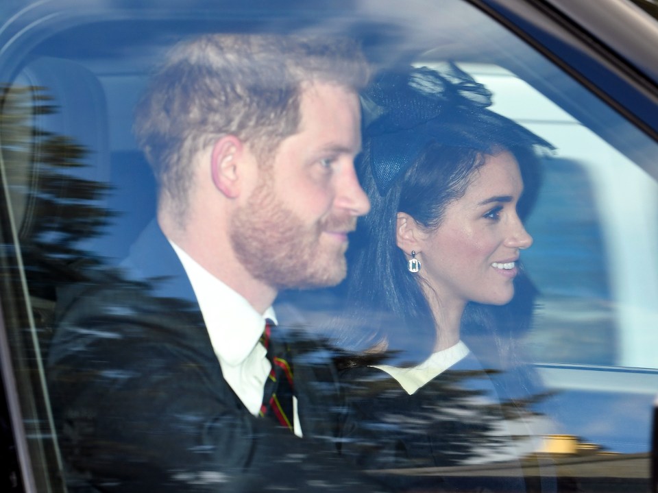 Harry and Meghan joined the Queen for a moving memorial service