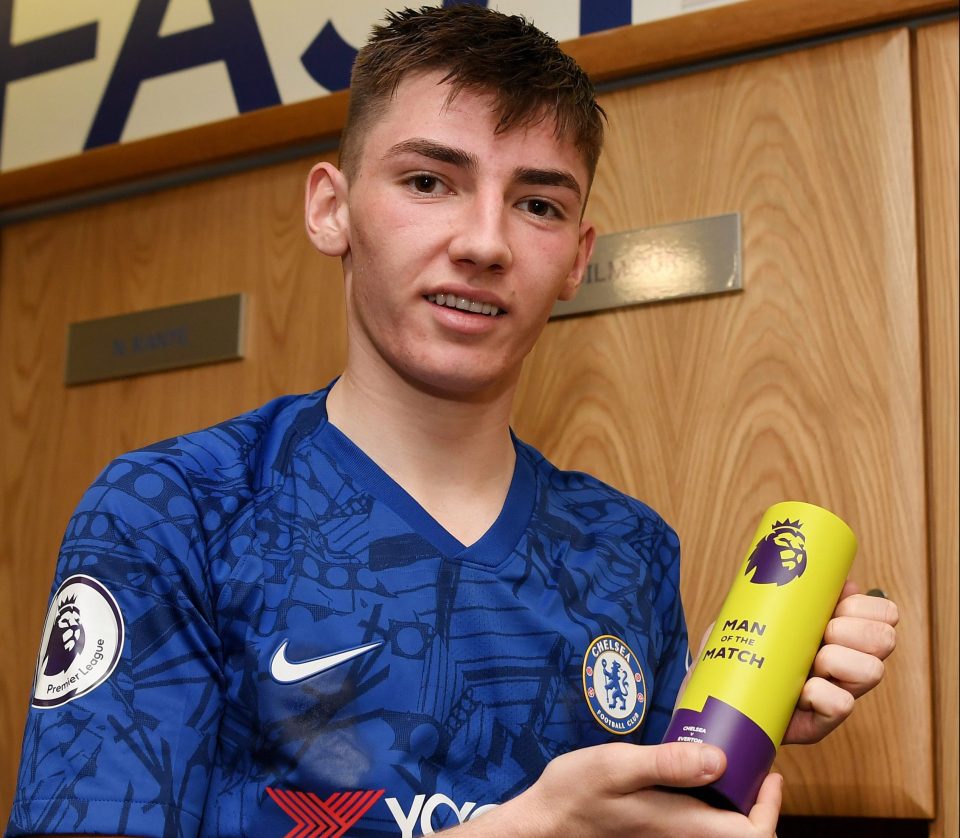  Gilmour claimed the man of the match gong of his full Premier League debut