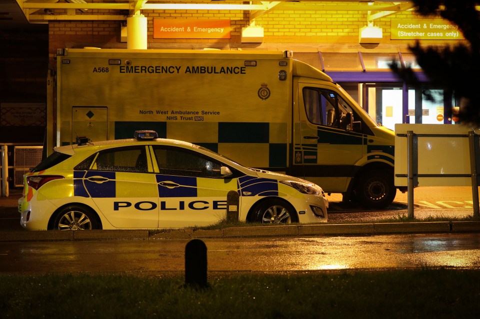 A man in his 60s died while being treated at the North Manchester General Hospital