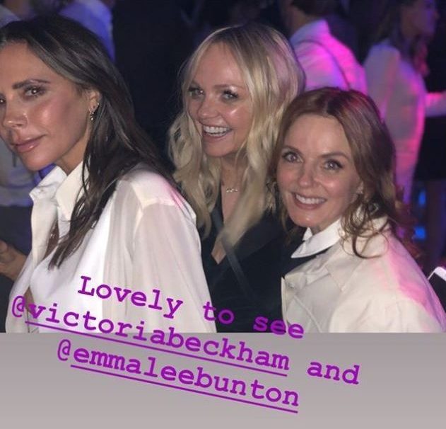  There was also an impromptu Spice Girls reunion