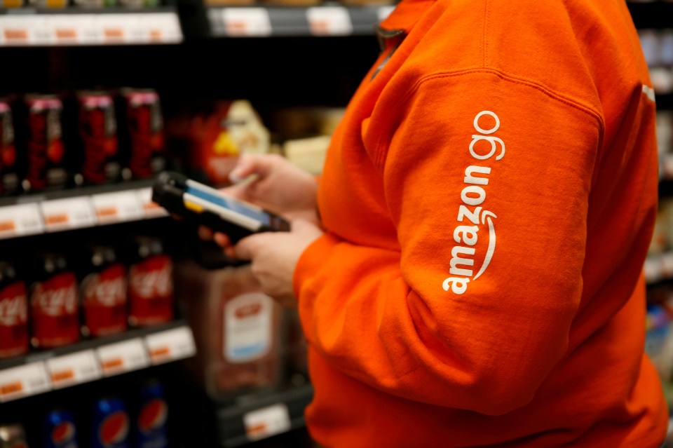  How Amazon Go looks in the US - picture shows the inside of the Seattle, Washington, store