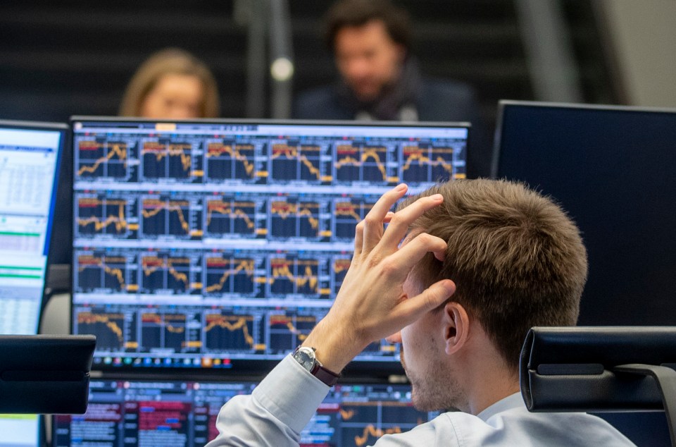  Germany's DAX was also don 5.8 per cent today