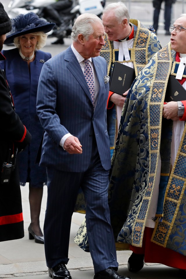 Prince Charles was part of the Queen’s procession at the event today