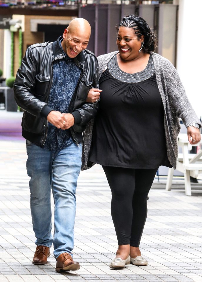  This Morning host Alison Hammond and Ben Kusi looked loved up as they walked arm-in-arm