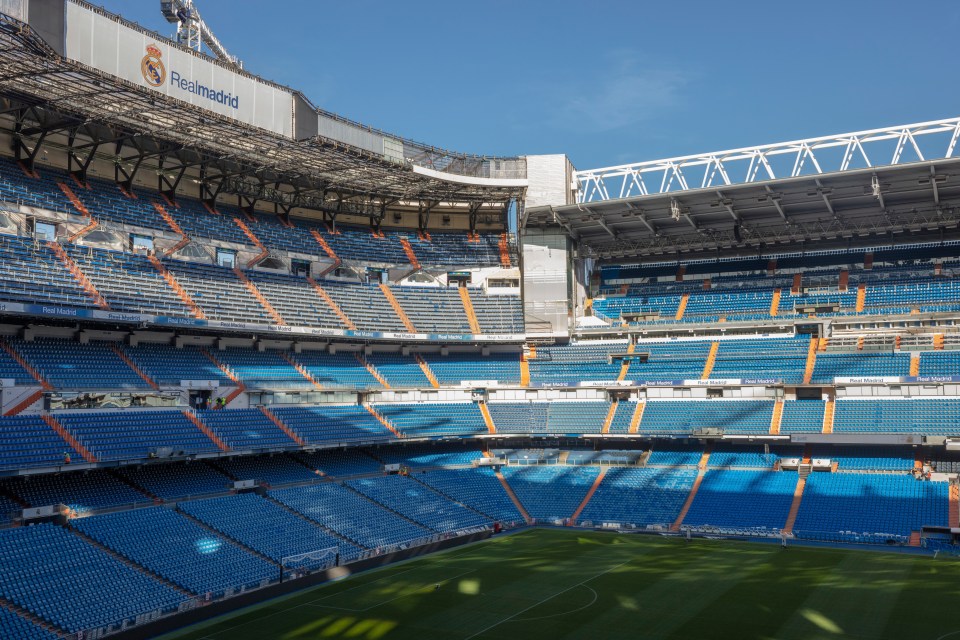  Real Madrid's Bernabeu will not witness any action in the coming weeks