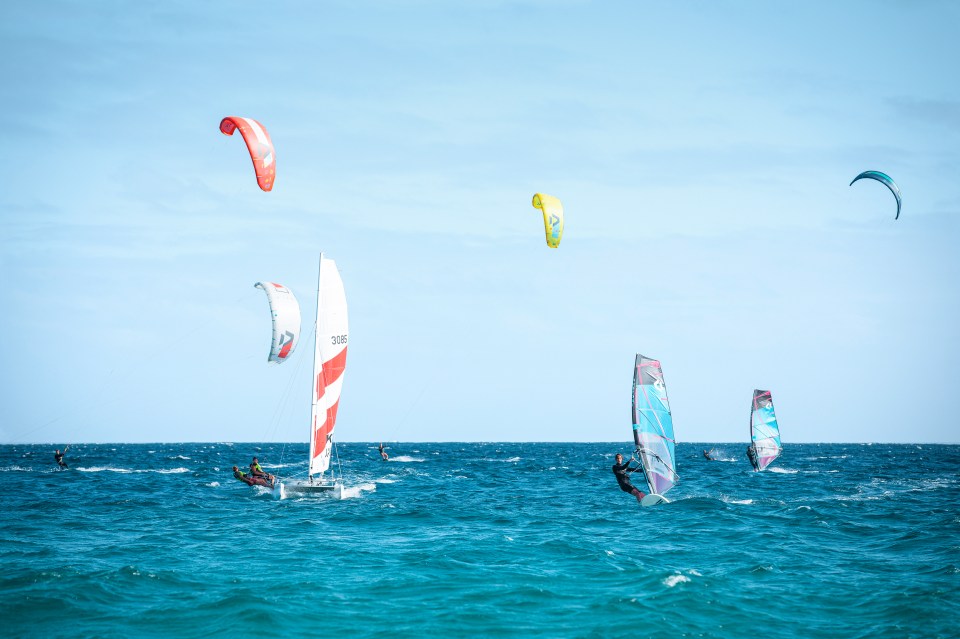  Winds blowing from the Sahara makes Sal in Cape Verde a kitesurfing paradise