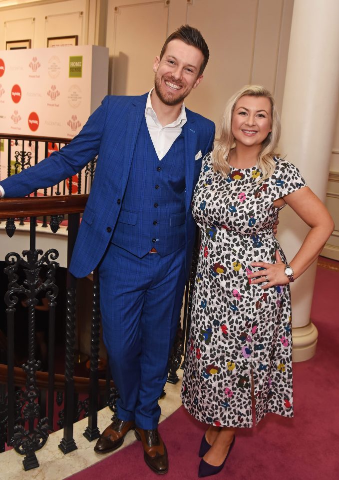  Chris Ramsey and his wife Rosie posed for photos at the event