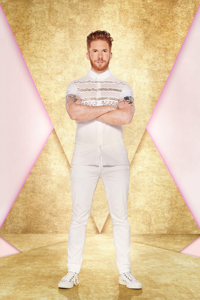  Neil Jones is making a bid for the glitterball trophy