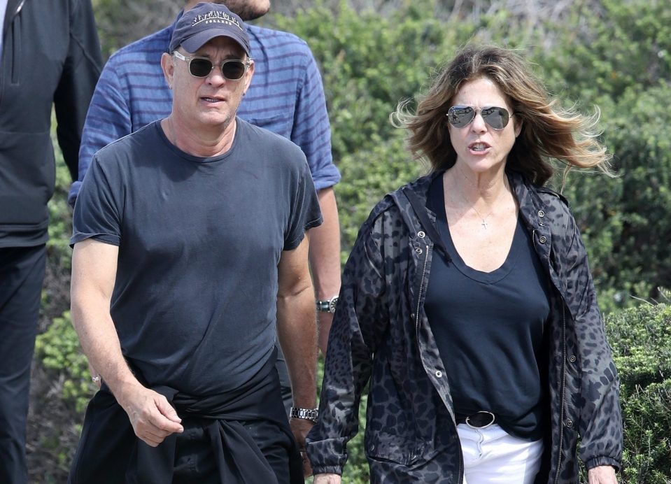  Tom Hanks and his wife Rita Wilson have both tested positive for coronavirus while in Australia. They are pictured in Sydney on March 6