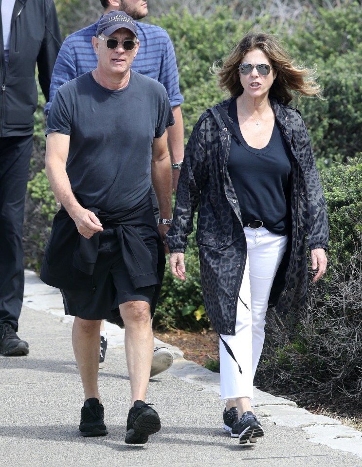  Tom Hanks and his wife Rita Wilson both tested positive for coronavirus while in Australia. They are pictured in Sydney on March 6